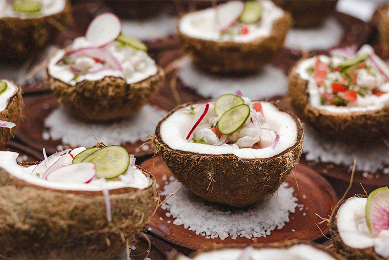 Ceviche vegetariano