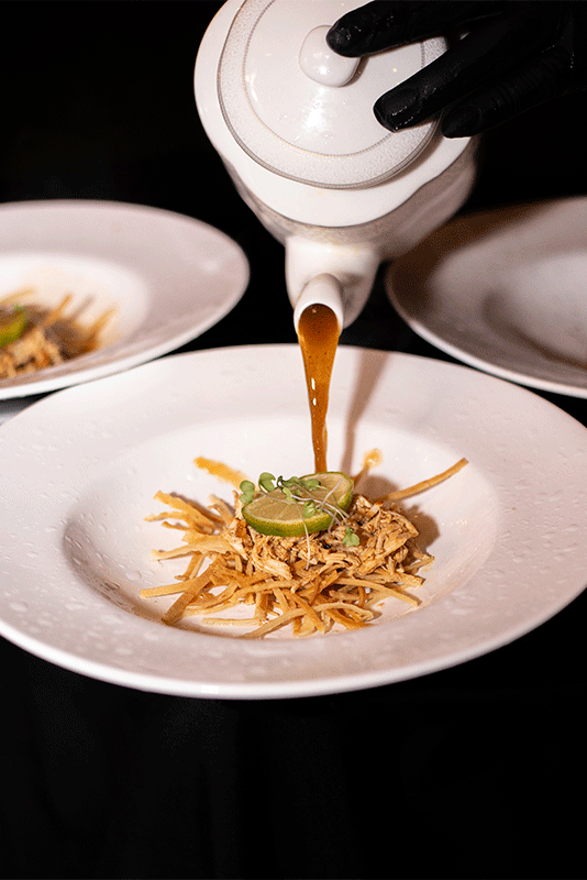 fine dining dishes