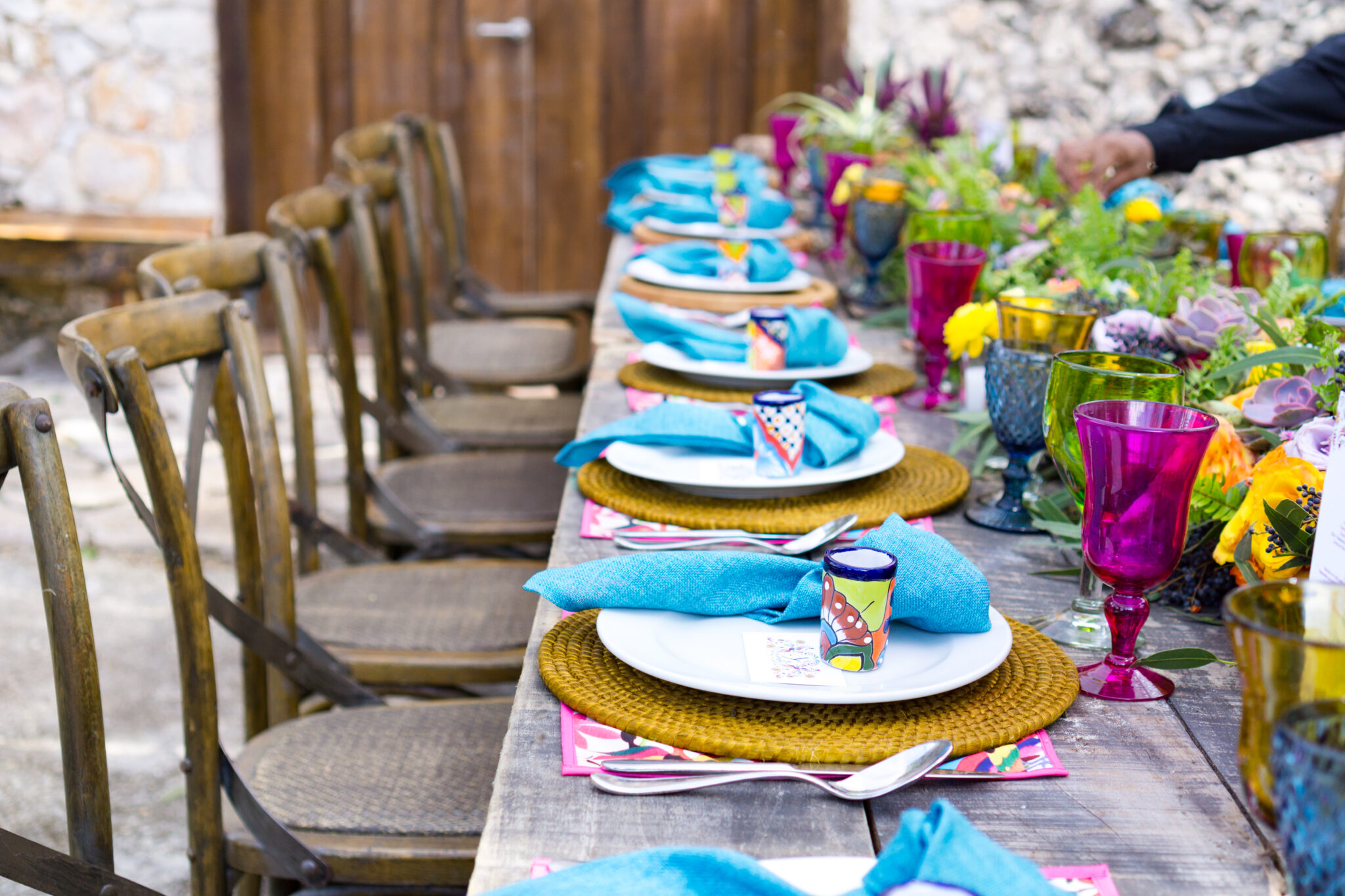 Decoración de catering para bodas